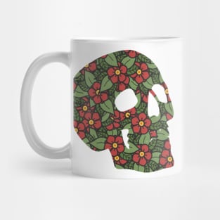 Tattoo Flower Skull Mug